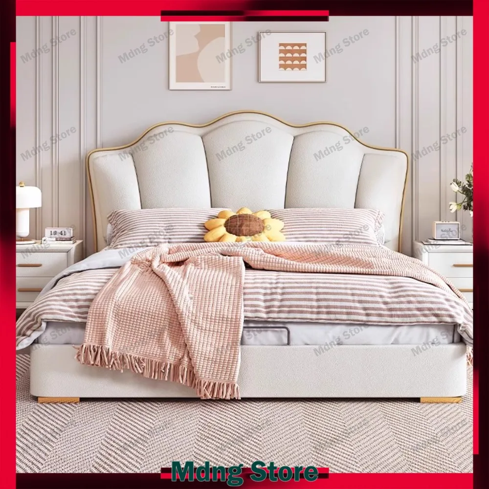 

Grounding Organizer Beds Fancy Frame Girls Queen Size Beds Multifunctional Sleeping Camas De Dormitorio Bedroom Decoration