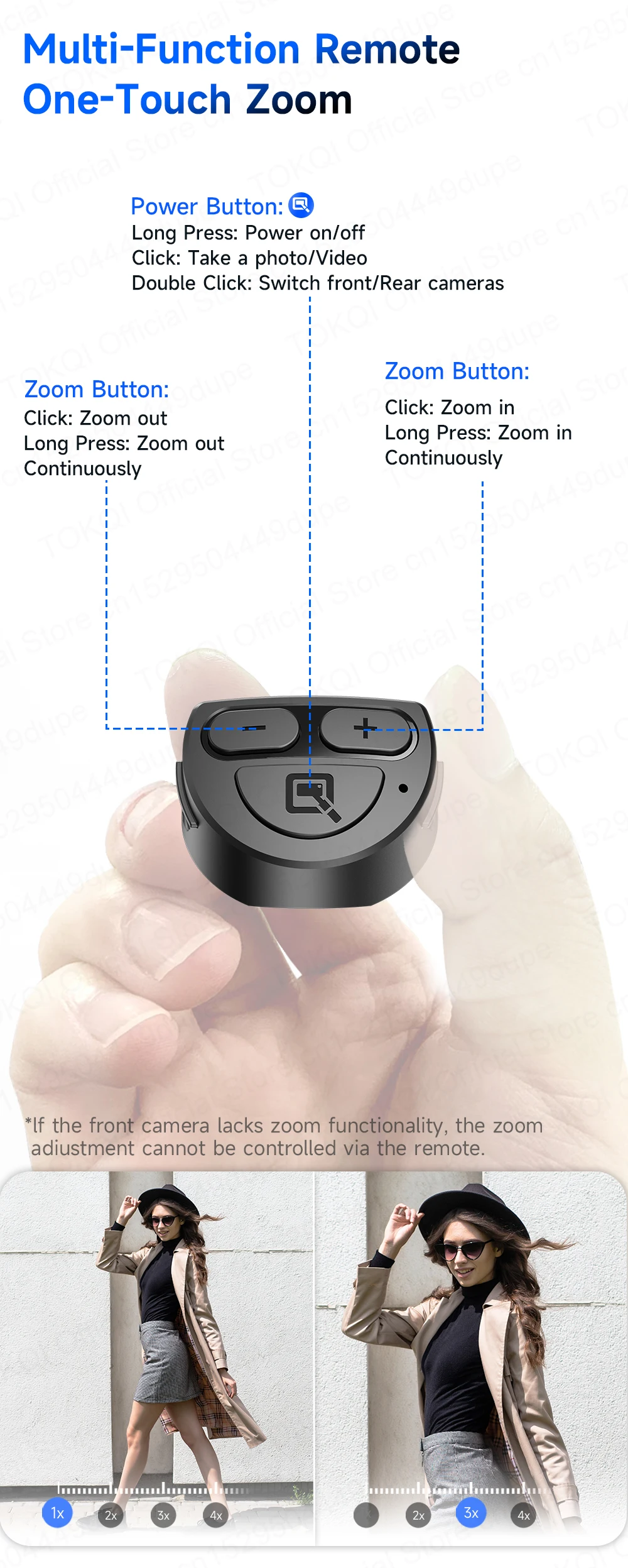 Magnetischer Handyhalter Mini-Selfie-Stick Stativ mit 360°-Einstellung Kabelloser Bluetooth-Fernbedienung für iPhone Android-Telefon Vlog-Aufnahmen – Detail 12