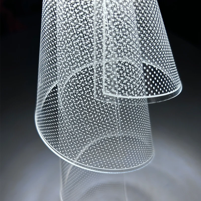 أضواء LED أكريليك متدلية ، مصابيح ، بريق ، الفقرة تيشو ، صالون ، سالا ، ستار ، تيتو أفيزيلر