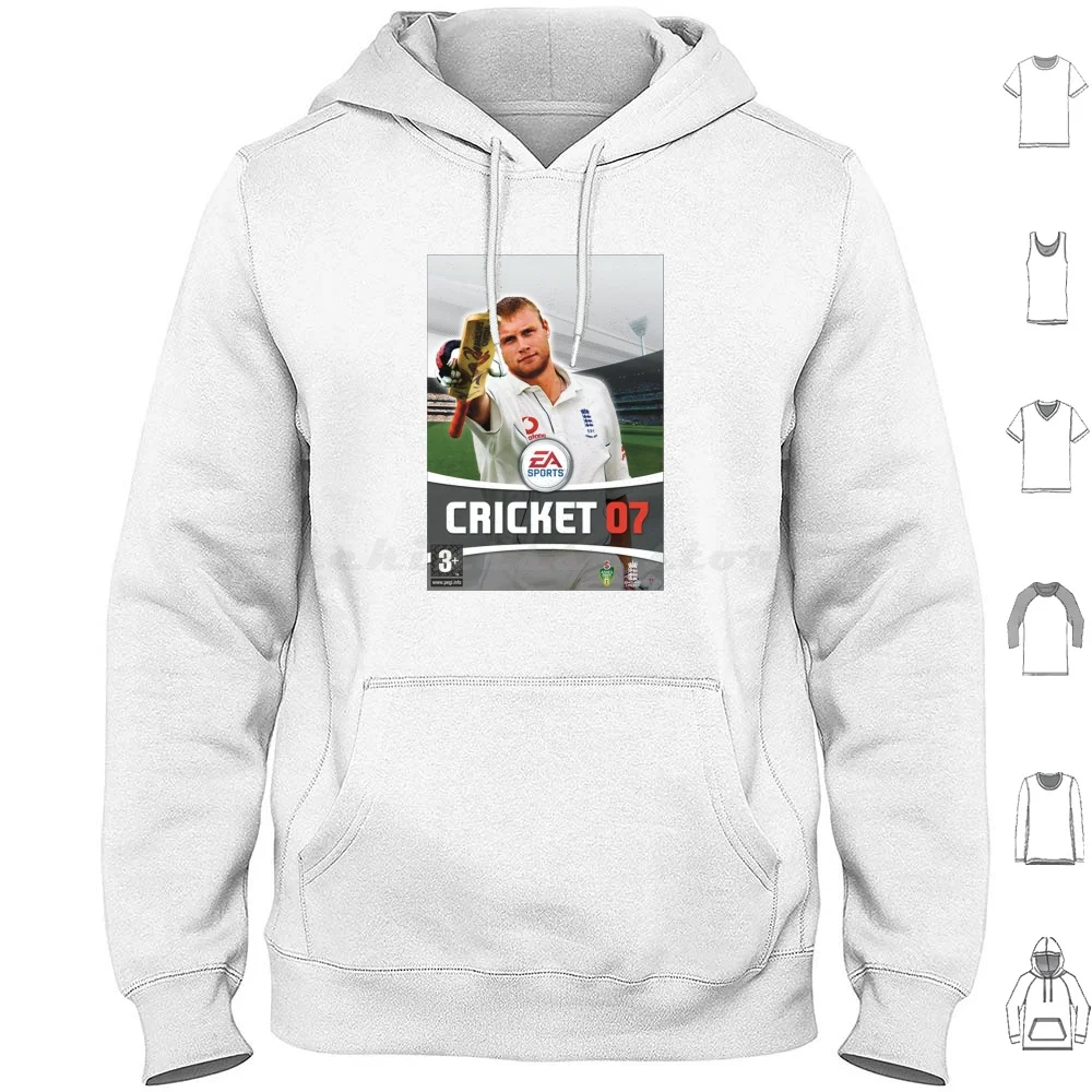 England Cricket 07 Hoodie Cotton Long Sleeve Cricket Ashes Australia England Sport Batsman Bowler Test Match Wicket