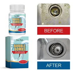 Sewer Dredging Powder Kitchen Water Pipe Cleaning Toilet Bathtub Dredge Deodorant Pipe Hair Grease Cleaner Drain Opener Powder