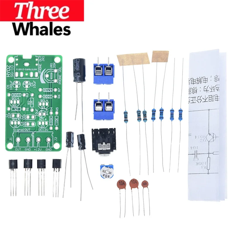 THR White Noise Signal Generator DIY Kit Electronic Kit 2-Channel Output for Burn-in Test Therapy on Insomnia Noise Generator