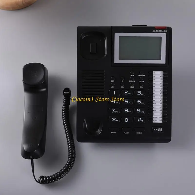 A3PC Corded Landline Telephone with Caller Identity Enhances Your Communication Experiences at Home or in Office Hotels