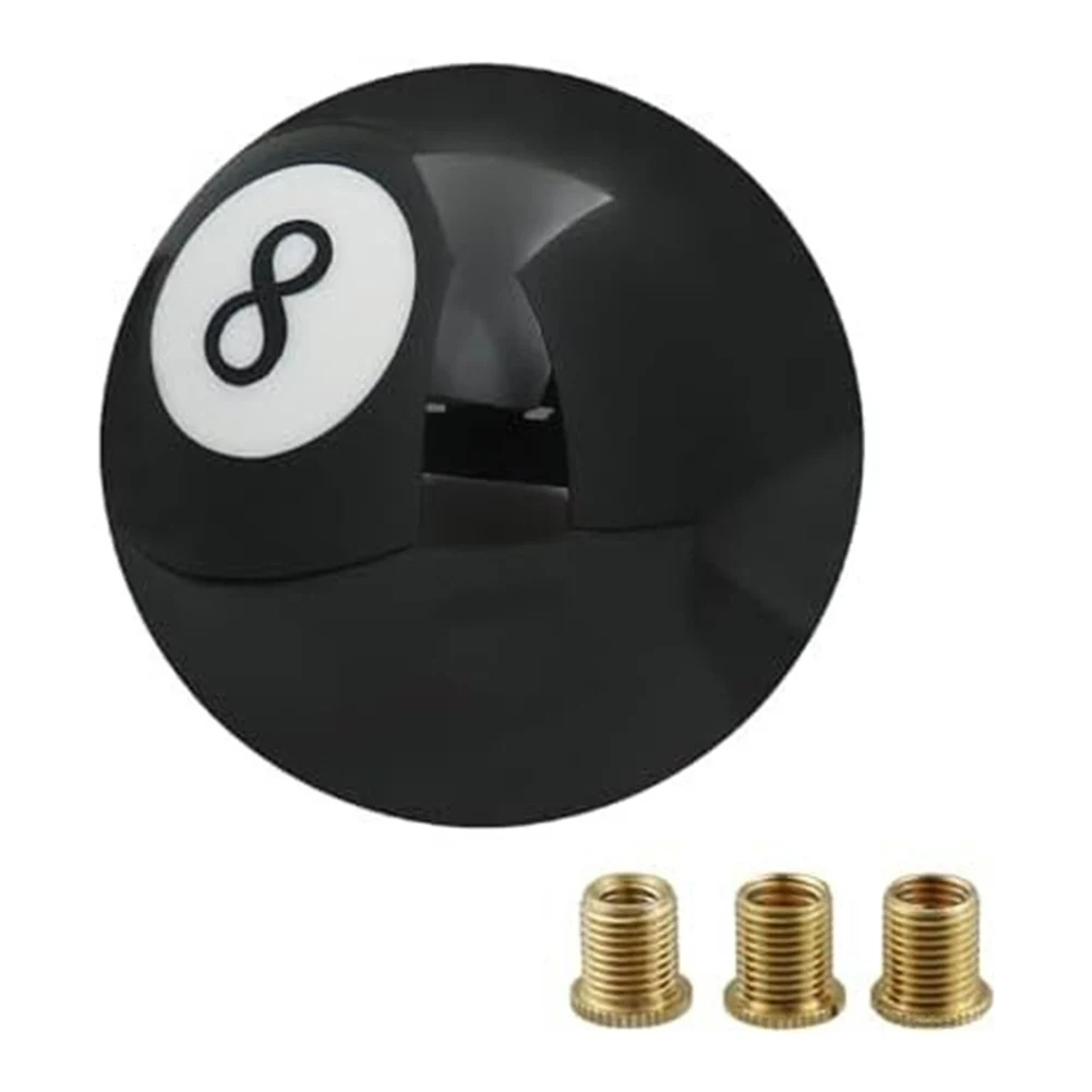 

8 Ball Shift Knob Gear Shift Knob Manual Measurement Acrylic Shift Knob Brass Adapters For Manual Transmission