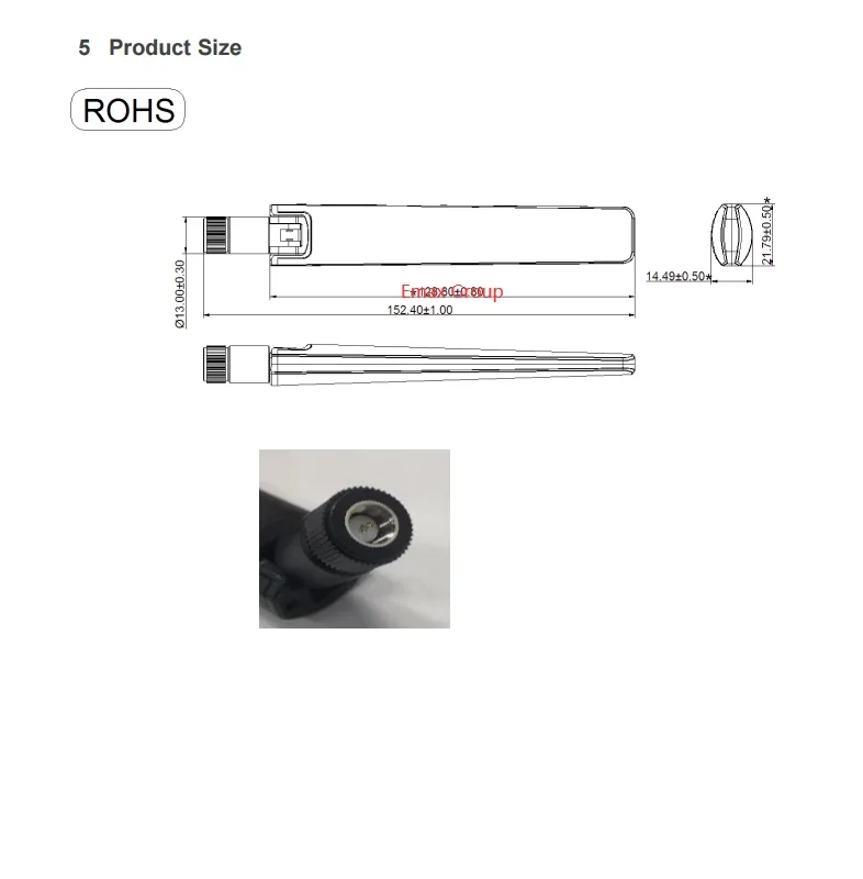 SMA หญิง MHF4 pigtail พร้อม Quectel 5G เสาอากาศสําหรับ RM502Q-AE RM502Q-GL Telit FN980m RM500Q-GL Sierra EM9190 FM150