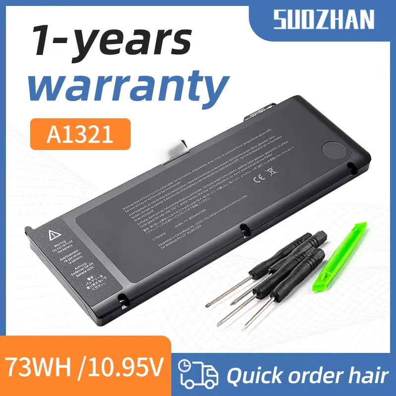 SUOZHAN New A1321 Battery for Apple MacBook Pro 15