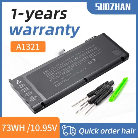 SUOZHAN 애플 맥북 프로용 A1321 배터리, 15 인치 A1286 2009 2010 버전 020-6380-A MC118LL/A MC372 MC371 MB985 MB986LL/A