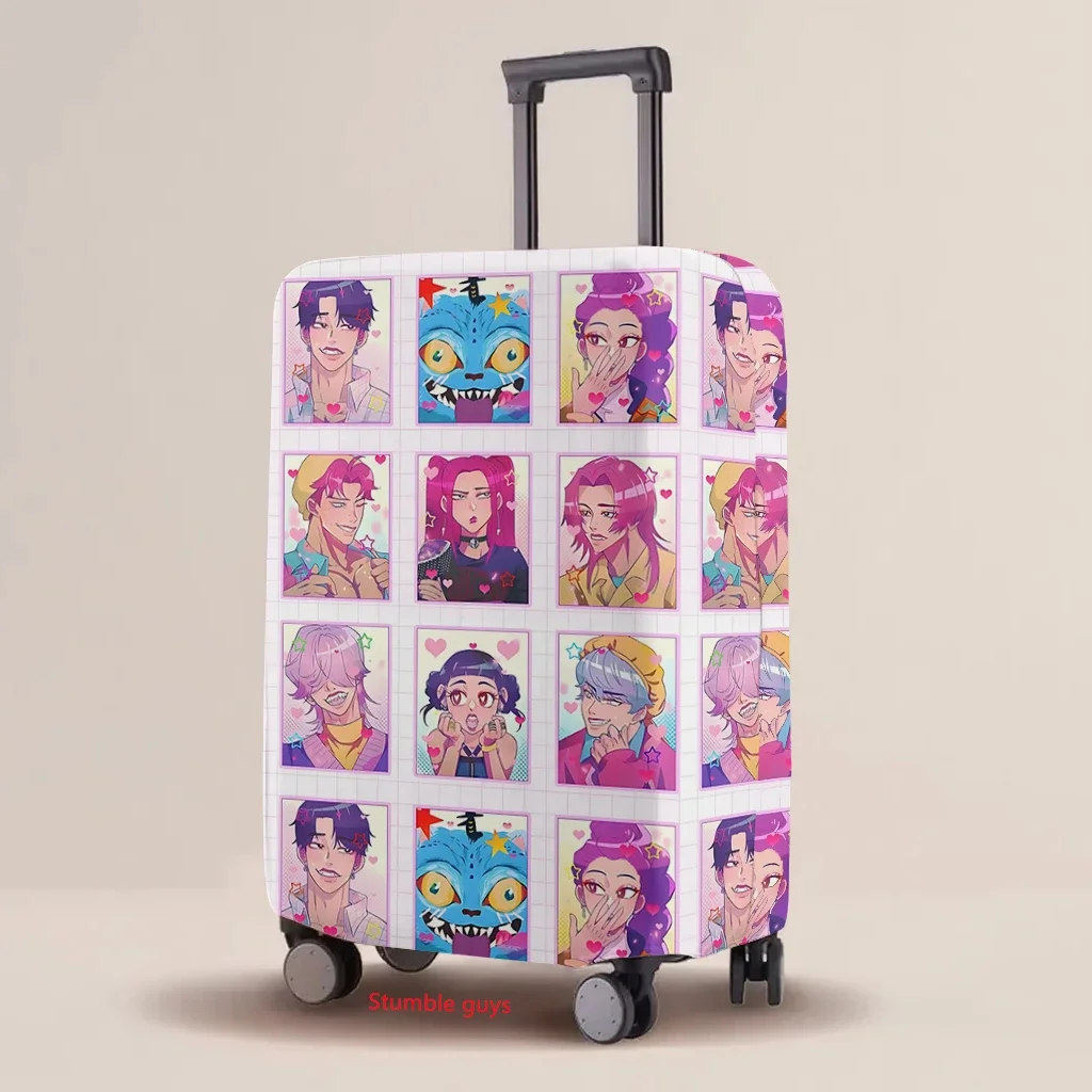 

Kpop Demon Hunters Luggage Protective Cover Elastic Multi-Size Cartoon Print Universal Suitcase Sizes​