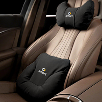 Car Seat Neck Pillow Lumbar Support  Headrest Waist Cushion Accessories For Smart Fortwo 451 450 453 Forfour EQ Cabrio