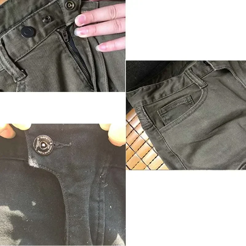 S M L XL XXL XXXL Army green new motorcycle pants men Moto jeans textile motorcycle pants with protectors Moto Trousers