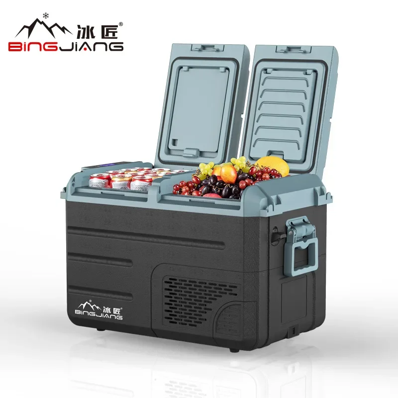 

YY Outdoor Stall Camping Mobile Pull Bar Mini Refrigerator Refrigerated Freezer