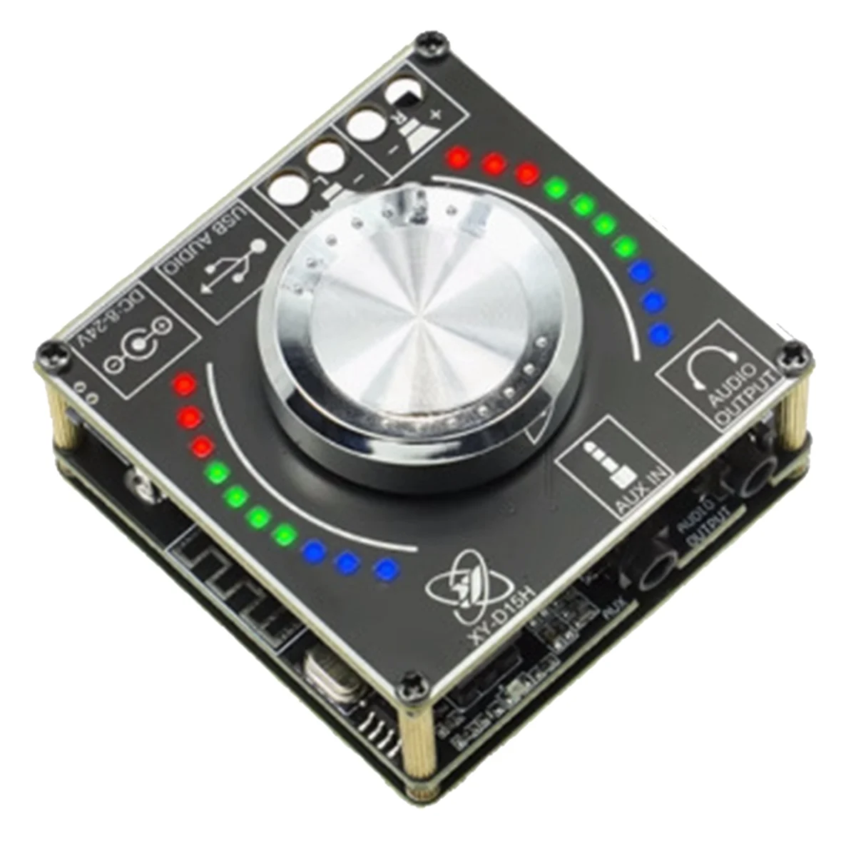 POP-l10W15W20W Стерео Bluetooth Аудио Цифровой Усилитель Плата Модуль Объем Спектр Музыка Ритм Свет