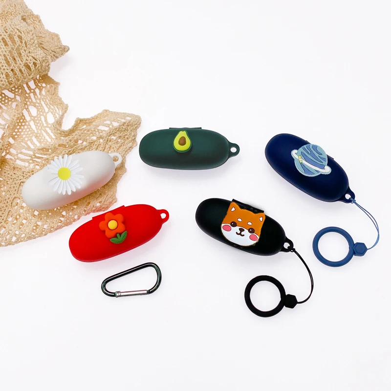 Cartoon Case Voor 1 Meer Comfobuds 2 Cover Siliconen Ring Anti-Drop Beschermen Bluetooth Oortelefoon Case Shell Box Accessoires cover