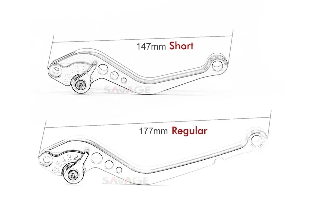 Short/Long Brake Clutch Levers For HONDA CB600F CB900F HORNET CBR900RR CBR600 F/F2/F3/F4/F4i CBF600 N/S Motorcycle Adjustable