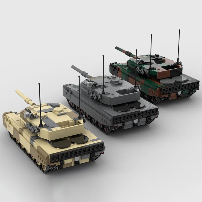 ตัวต่อ MOC Leopard 2A4 จำนวน 1009 ชิ้น ของเล่นเสริมสร้างการคิดเชิงตรรกะ พัฒนาความอดทนและสมาธิ ของขวัญวันคริสต์มาส