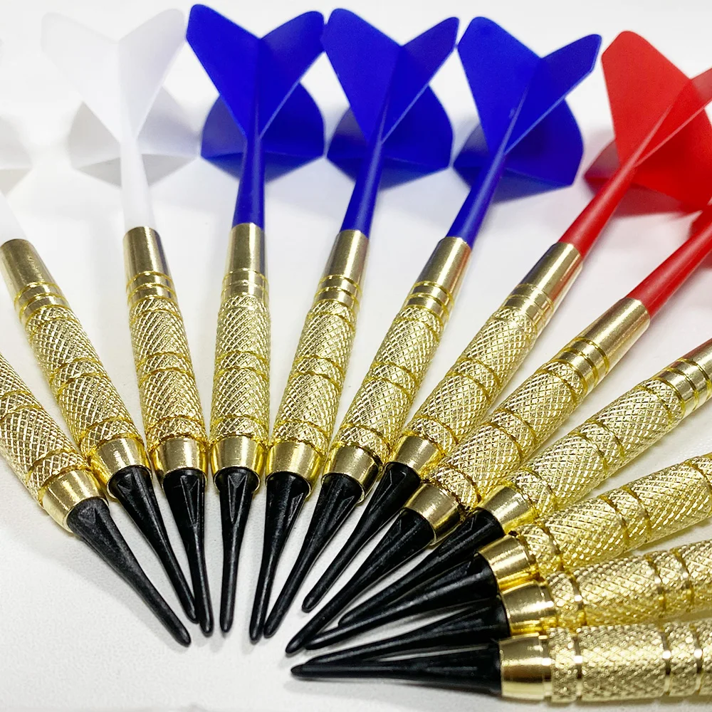 مجموعة سهام احترافية مكونة من 12 قطعة من WEDARTER الأكثر مبيعًا 18 جرام سهام آمنة ذات طرف ناعم قطعة واحدة ملحقات رمي السهام #6