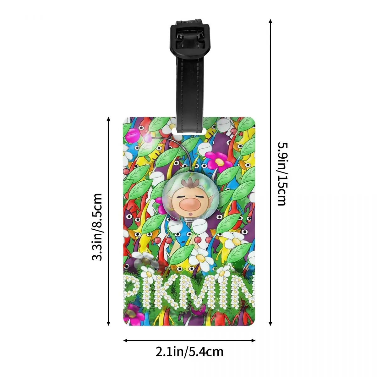 Pikmin مجهول Olimar علامات الأمتعة حقيبة الملحقات السفر موضة الأمتعة الصعود علامة التسمية حامل معرف اسم العنوان #4