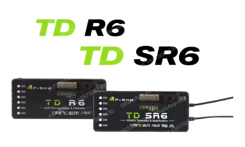 [FrSky] TD R6/TD SR6 Receiver, Dual Band 6 Channel, Fixed Wing