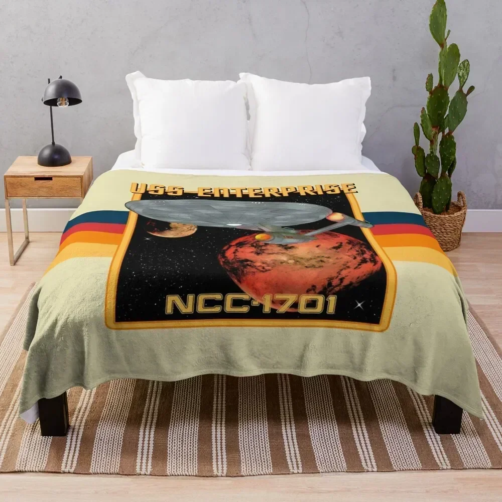 USS Enterprise NCC-1701 Throw Blanket Stuffeds Moving Heavy Blankets