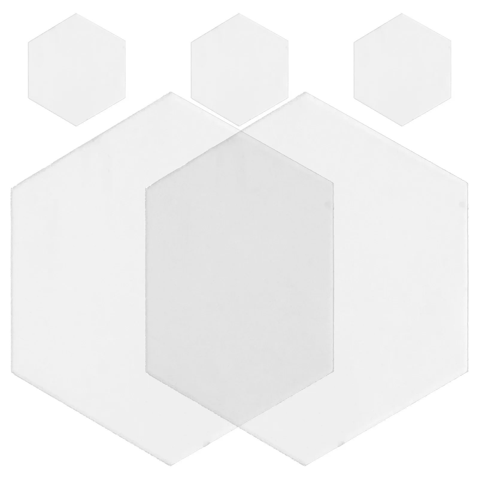 

5Pcs Hexagonal Acrylic Table Cards Clear Blank Name Signs Wedding Seating Display Stands Reusable Table Place Cards