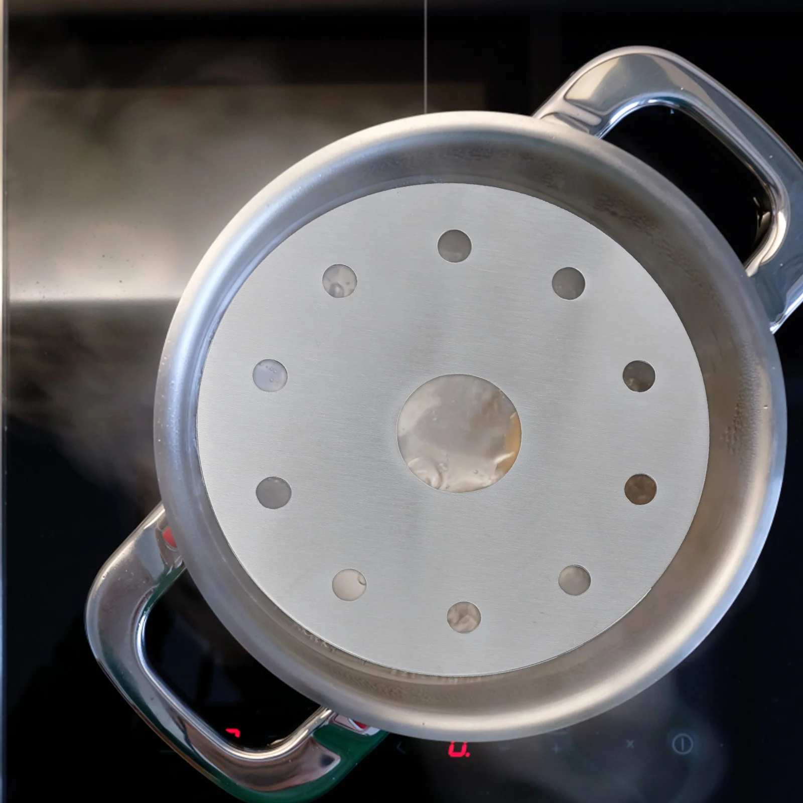 

2pcs Stainless Steel Heat Conducting Sheet For Casserole Induction Cooker Adapter Plate Cooking Diffuser Tool Heat Diffuser For