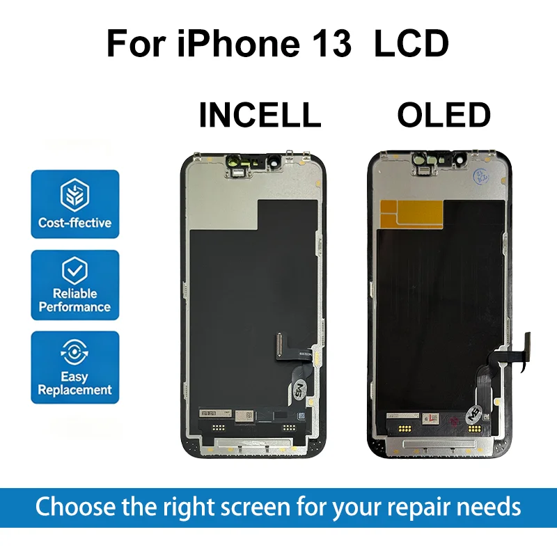 OLED For iPhone 13 LCD 13 Mini Display Touch Screen Digitizer Assembly For iPhone 13 Pro LCD 13 Pro Max LCD INCELL Replace Parts