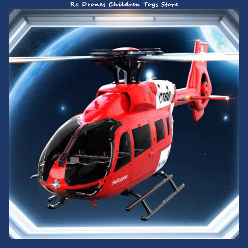 

New Type Brushless Helicopter Remote Control C190 Fixed Height Optical Flow Electric Model Rc Outdoor Toy For Boy Gift
