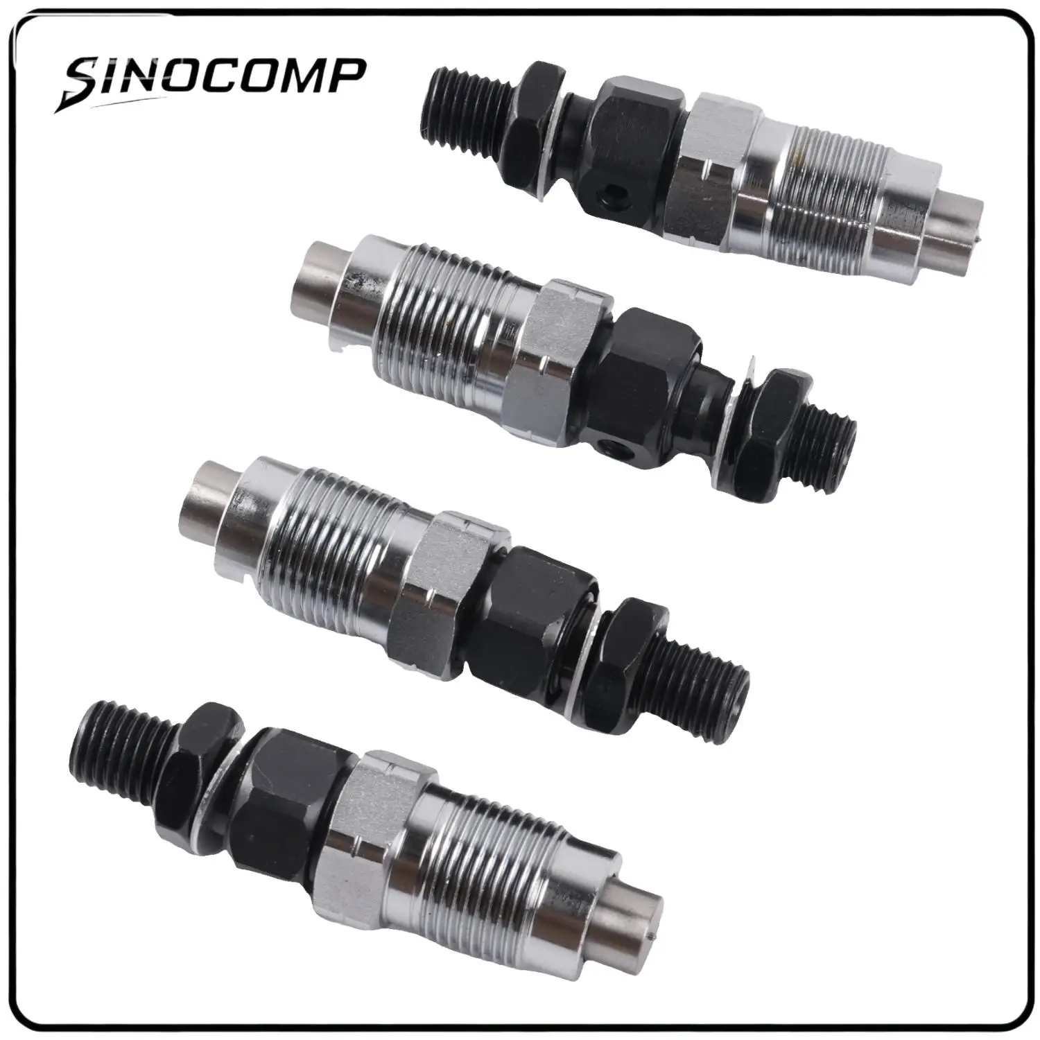 حاقن الوقود 6672405 لمحرك Bobcat Kubota V1505 V1505T أجزاء حاقن الوقود الجديدة ضمان ثلاثة أشهر 4 قطعة #1