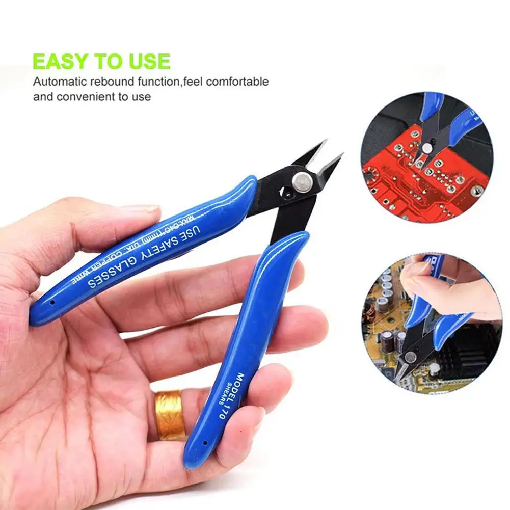 Hand Tools Universal Pliers Multi Functional Tools Electrical Wire Cable Cutters Cutting Side Snips Flush Electronic Pliers