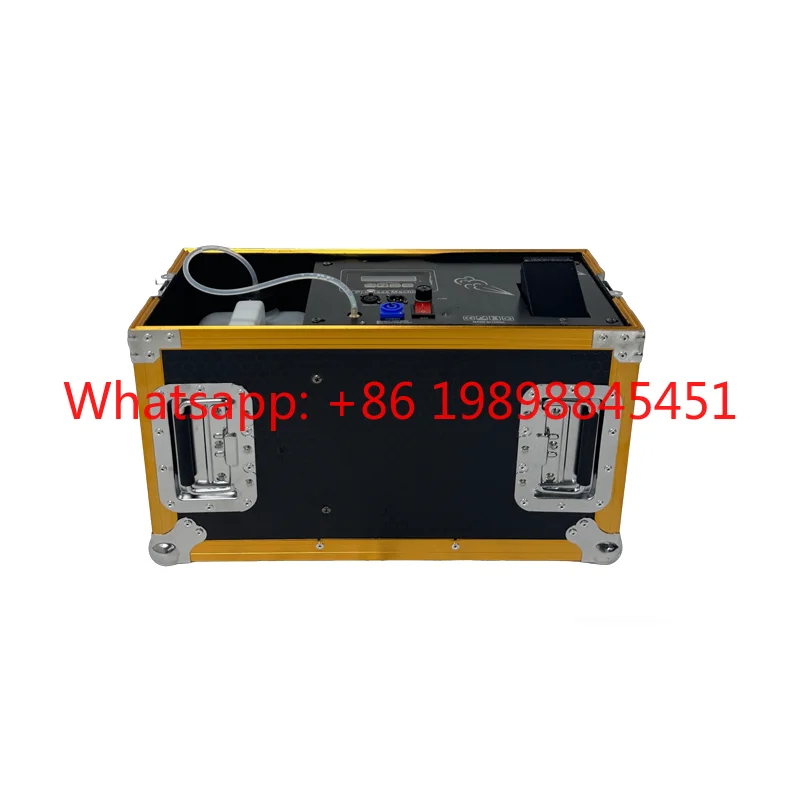 Silent Golden Fog Machine with DMX512 Remote Control & Display Buttons, Ideal for Bar Stage Performances
