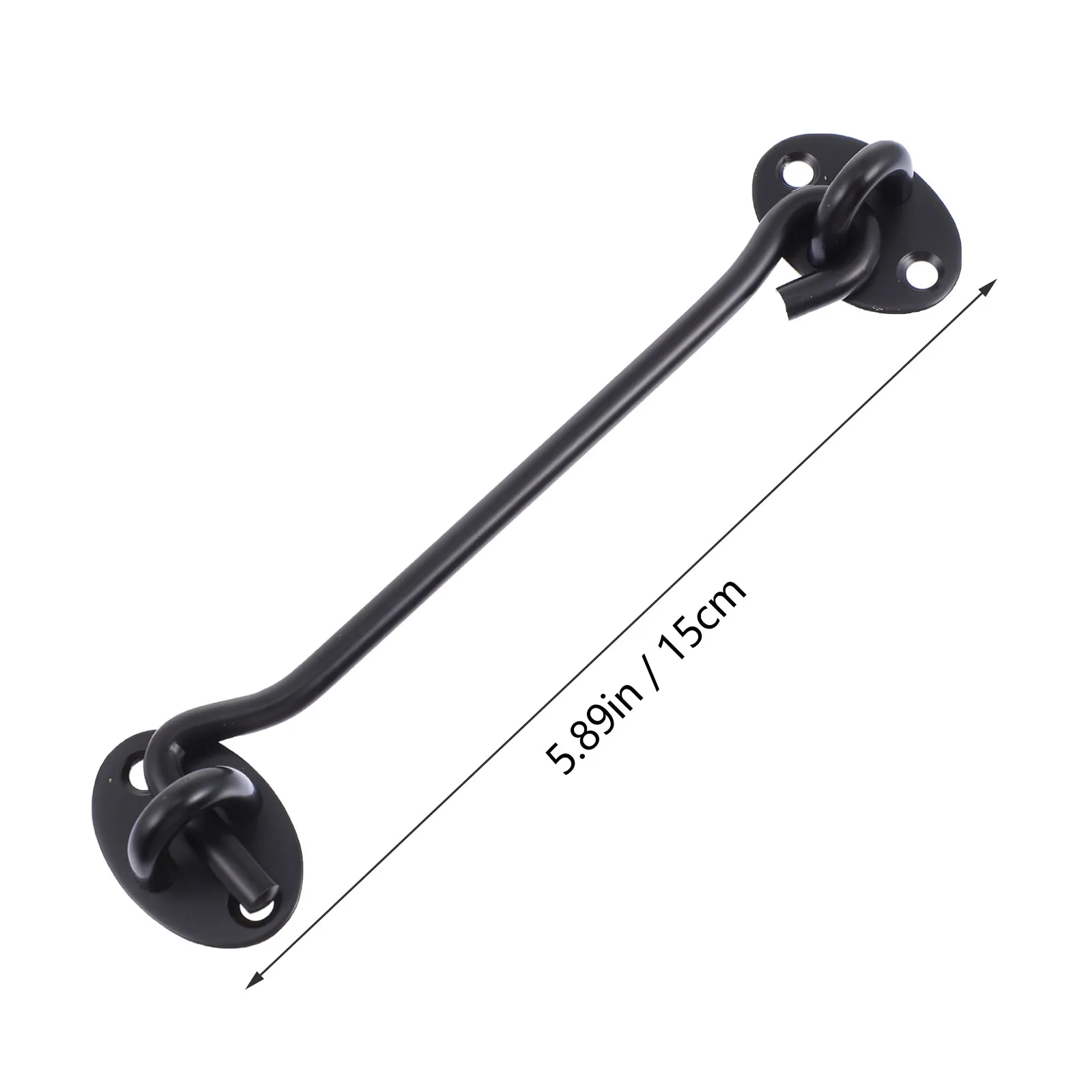 2Pcs Window Latch Hook Stainless Steel Privacy Door Lock Hooks Sliding Safety Garage Hardware Swivel Combo view 6