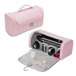 Hanging Hook Hair Dryer Case Portable Non-slip Hair Tools Pouch Water proof Large Capacity Curling PU Iron Case for Dyson Airwra