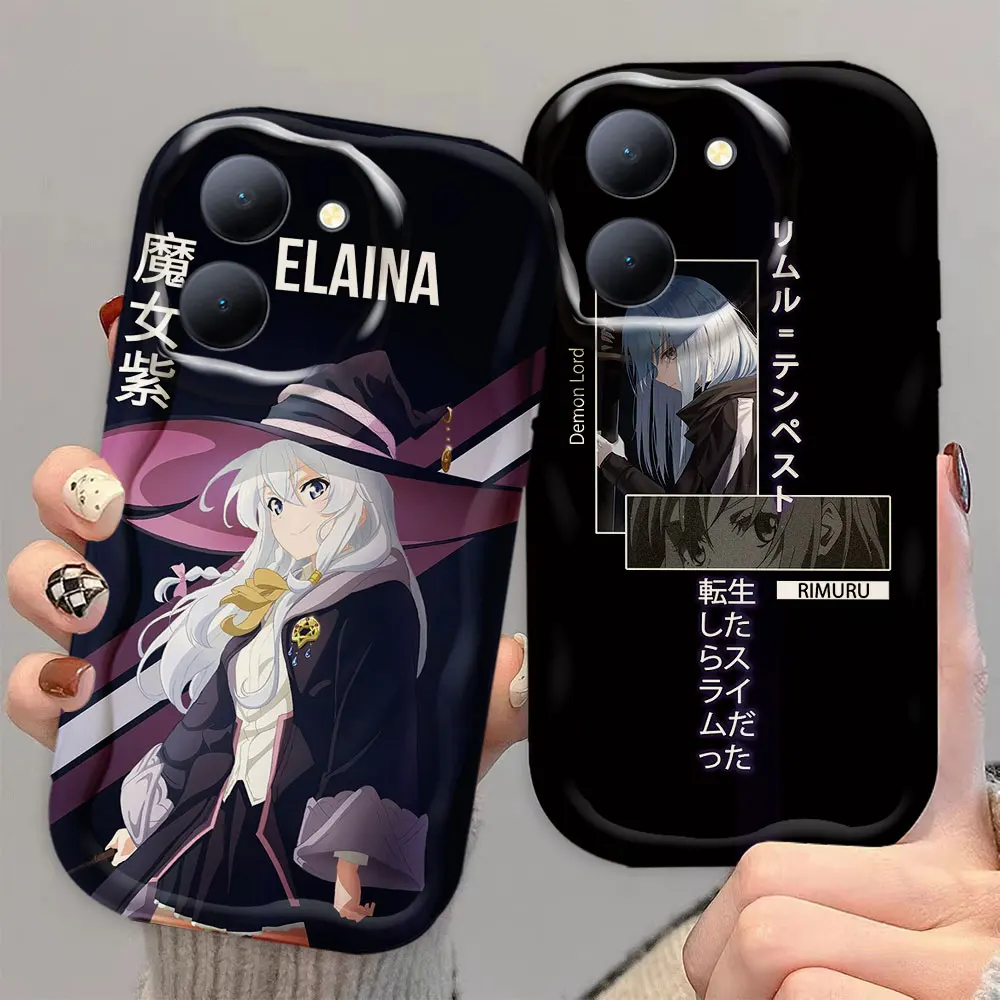 The Witch's Journey Elaina Phone Case Cover For VIVO 1819 T1 X Z1X QOOO NEO UIX U3 S16 S16E S15 S15E S12 S7 S1 PRO 5G