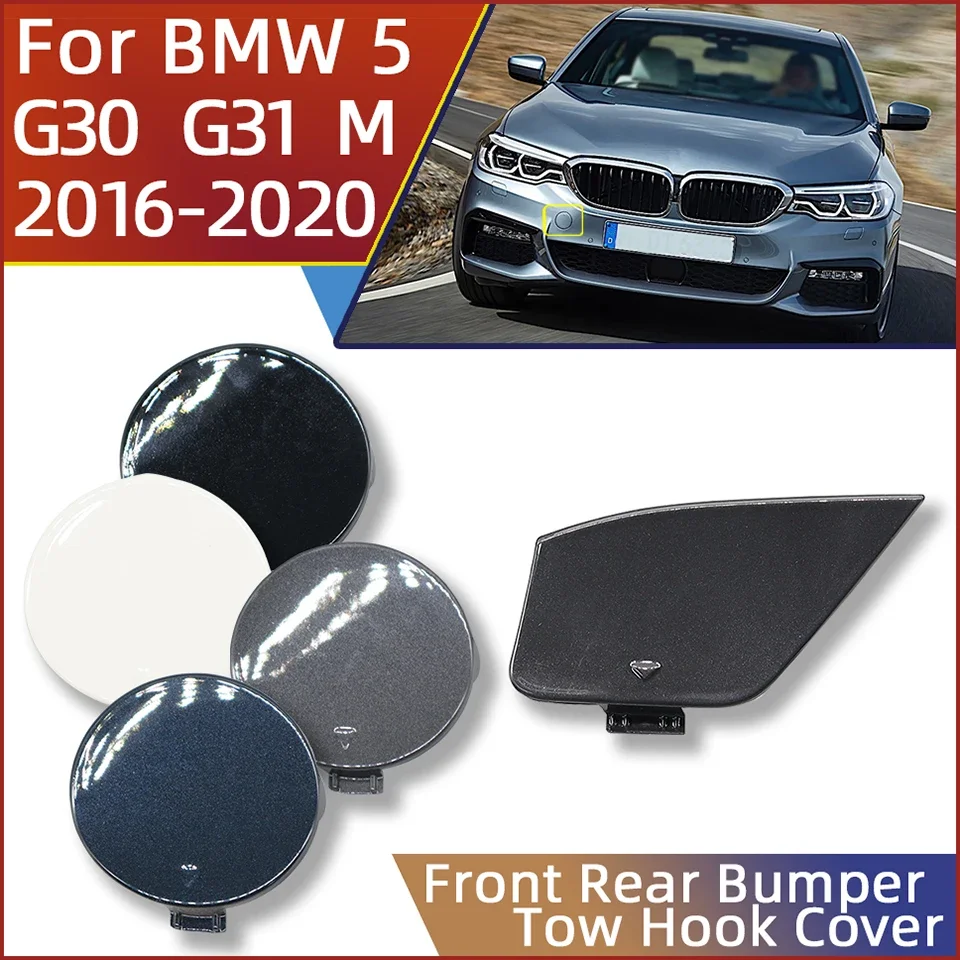 

#51118069068 51128064713 Front Rear Bumper Towing Hook Eye Cap Cover Shell Lid For BMW 5 Series 2016-2024 G30 G31 LCI M Painted