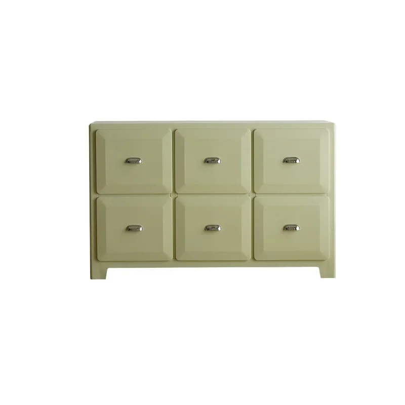 خزانة تخزين ذات درج معدني عتيق