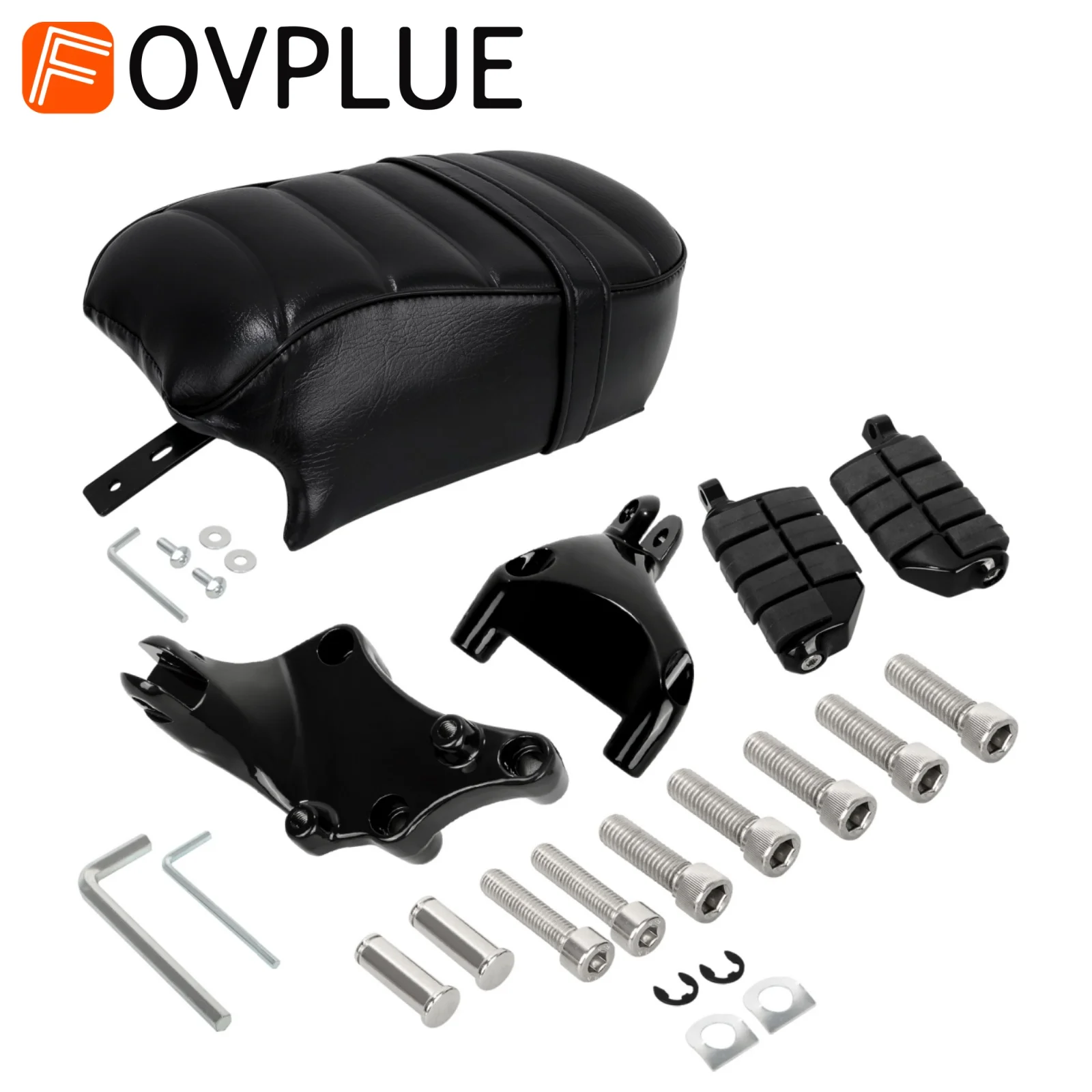 

Комплект крепления подставки для сиденья мотоцикла, подушка пассажирского сиденья, задние подножки для Sportster Iron 883 1200 XL883N XL1200NS 2016-2022