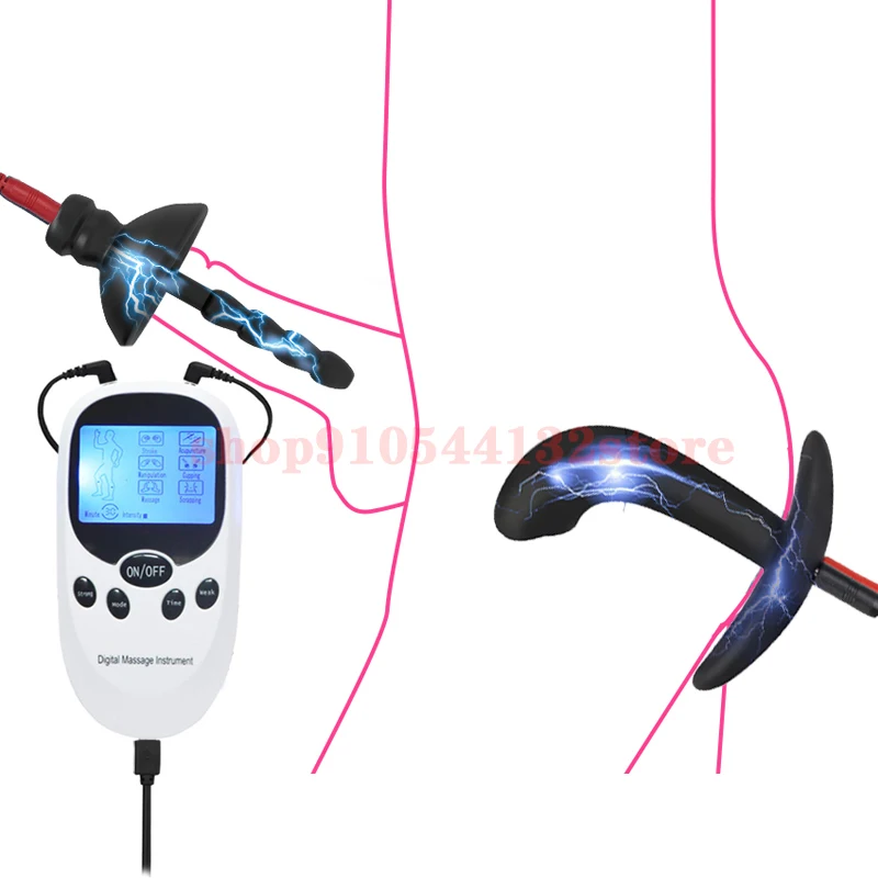 befriedigung von bedürfnissen Elektrische Schock Anal Stecker Männlichen Prostata Orgasmus Penis Electro  Stimulator SM Harnröhren Dilatation Stange Medizinische Sonde Harnwege Sex  Werkzeuge