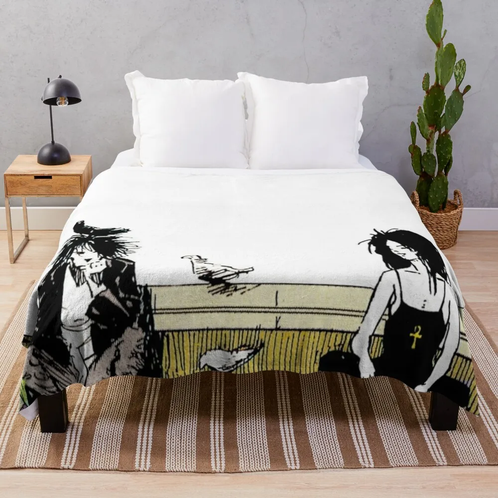 

dream and death Throw Blanket Sofas Flannel Blankets