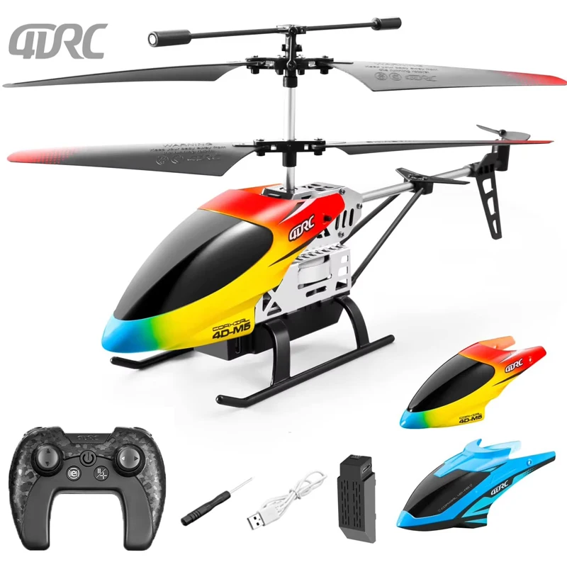 4DRC M5 Remote Control RC Helicopter with Gyro Altitude Hold Drone 3.5 Channel Aircraft Indoor Flying Kid Toy Gift for Boys Girl