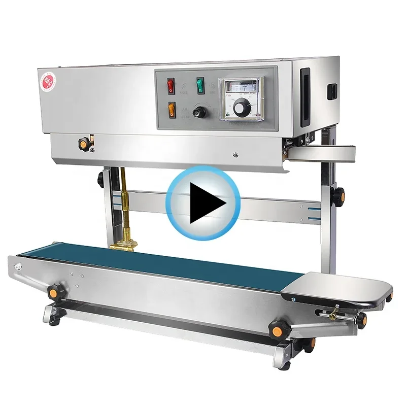 FR900 stainless steel  vertical continuous band sealer bag sealer CE certificated good quality whole sale factory price