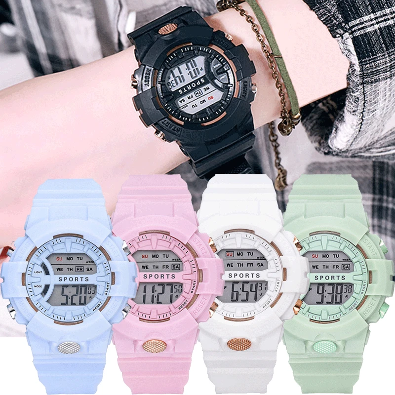 2022 New Fashion Multifunctional Led Digital Casual Watch Men\'s Fashion Sports Watch Women\'s Couple Electronic Watches