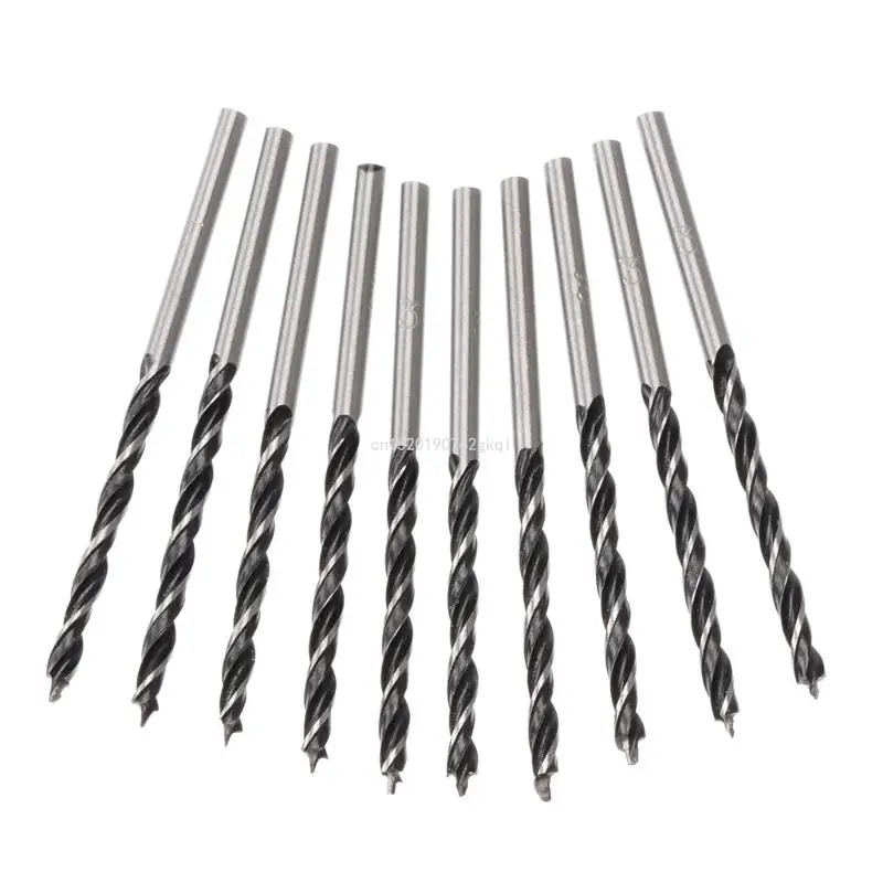 10Pieces 3MM Drill Bit Set For Woodworking Drill Bit High Carbon Steel