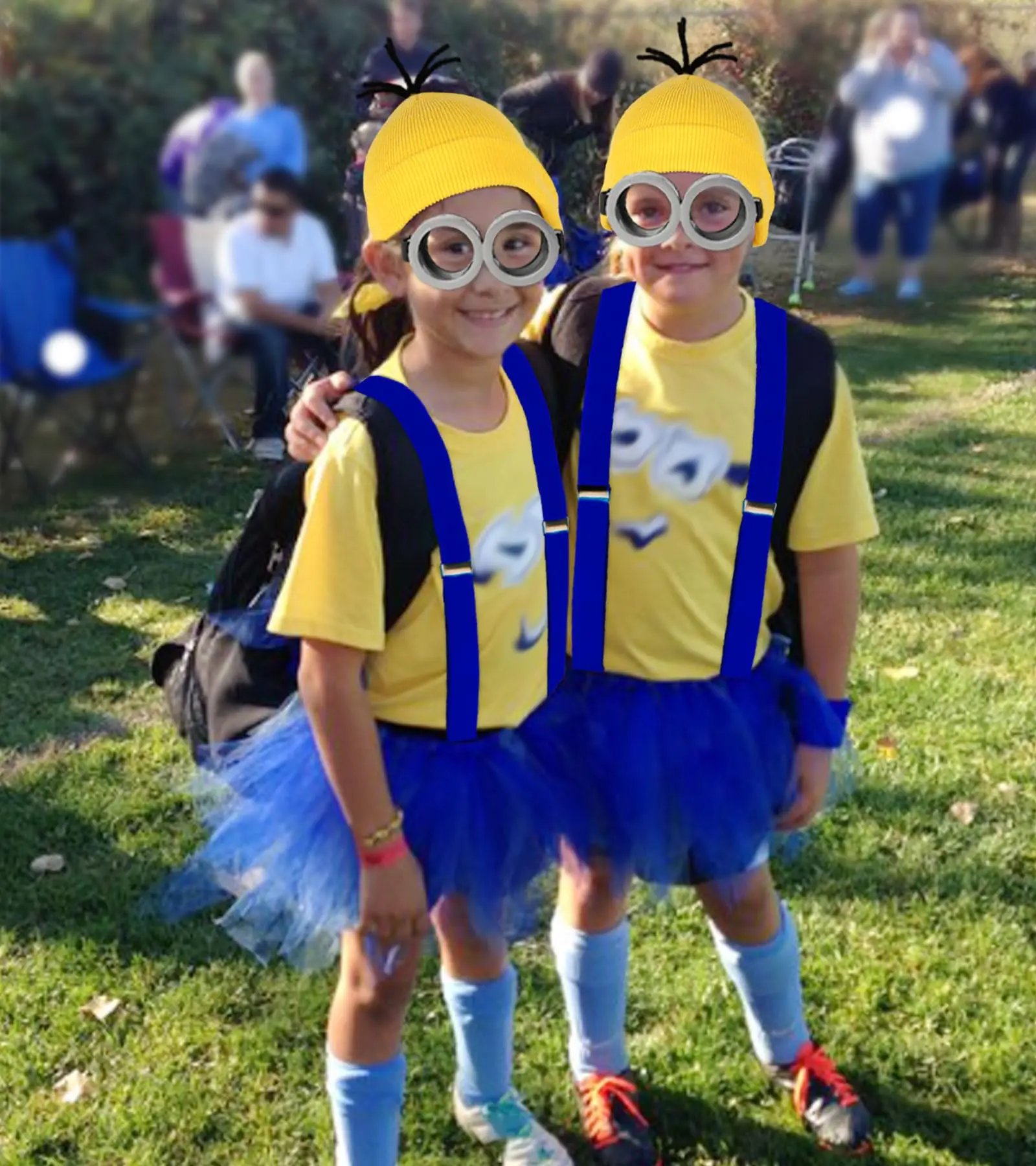 5 szt. Kostium na Halloween dla dzieci dziewczyny, gogle/czapka/spódnica Tutu/szelki/rękawiczki Halloween akcesoria do kostiumów na boże narodzenie