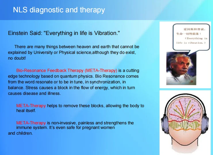 9D NLS Bioresonance Machine Meta Therapy Vegeto Reprinter Vera-Test Spectrum Etalon-Object CELL Diagnostics Sub Body Health