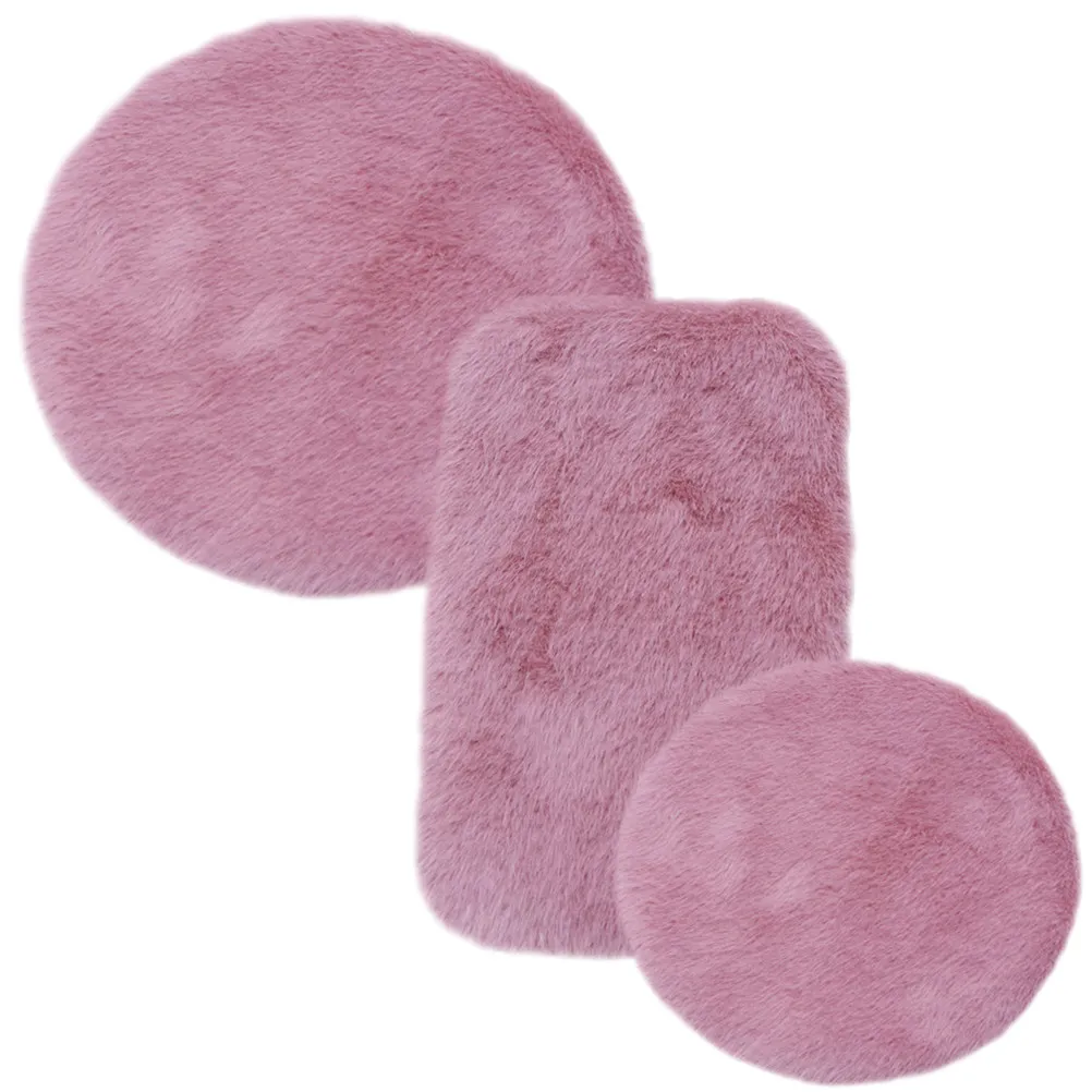 

3Pcs Mini Door Mat Welcome Rug Decorative Mini House Floor Mat Micro Landscape Carpet for Living Room Bedroom Miniature Carpet