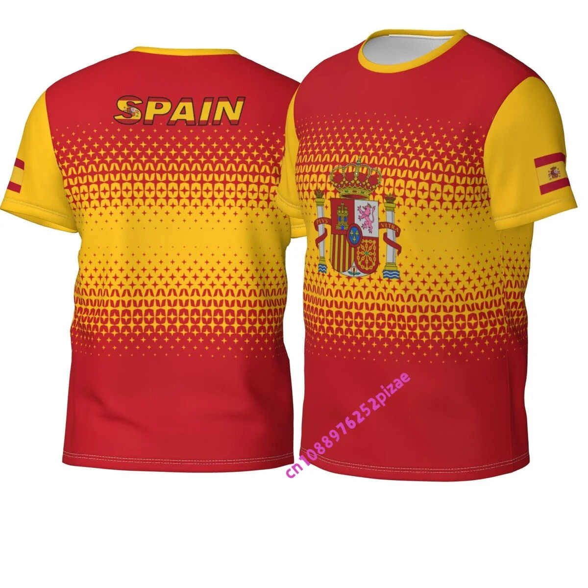 

Футболки с 3D флагом Испании 2, мужская и женская одежда, спортивная дышащая футболка для бега, велосипеда, тенниса, фитнеса