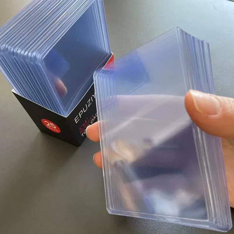 35PT Transparent Card Sleeves TopLoaders for Trading Cards, 1-100pcs