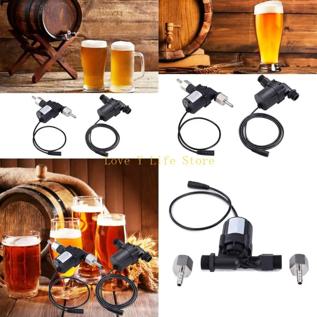 

L74C 1 Set Water Circulate Пивной насос 12 В 18 Вт антирост. Передача бесщеточного вина, приготовление вала Электрическая Дом