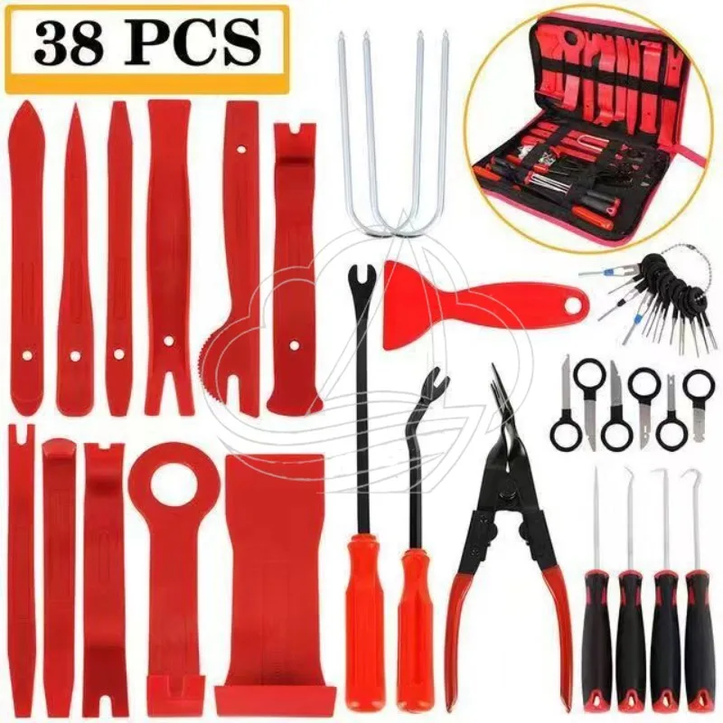 Auto Interior Disassembly Tools 38/43/278Pcs Pry Sticks for Door Dashboard Audio