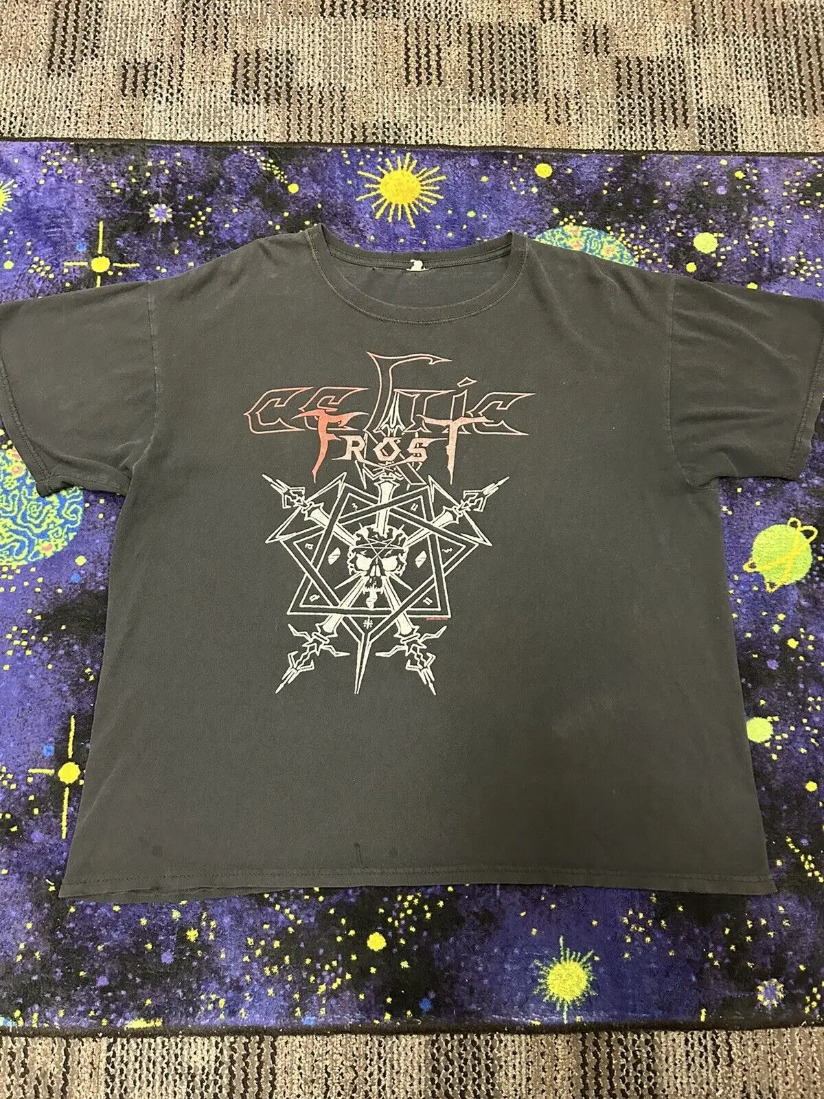 Vintage Celtic Frost Metal Band Y2K 00S Morbid Tales Rare Black Shirt 2Xl